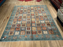 Load image into Gallery viewer, Afghan Baktiari Panel Design - 8&#39;11” X 12&#39;0”
