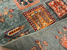 Load image into Gallery viewer, Afghan Baktiari Panel Design - 8&#39;11” X 12&#39;0”

