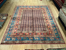 Load image into Gallery viewer, Afghan Pazyryk - 9&#39;0” X 11&#39;8”
