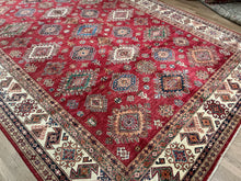 Load image into Gallery viewer, Afghan Super Kazak - 9'0” X 12'6”

