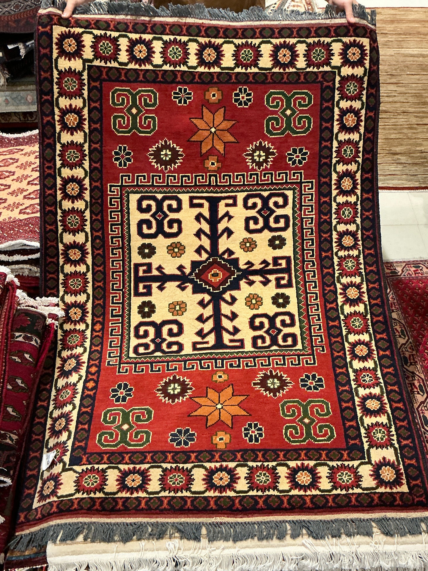 Afghan Kazak - 3'5” X 4'10”