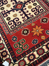 Load image into Gallery viewer, Afghan Kazak - 3&#39;5” X 4&#39;10”
