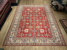 Load image into Gallery viewer, Afghan Super Kazak - 9'8” X 13'4”
