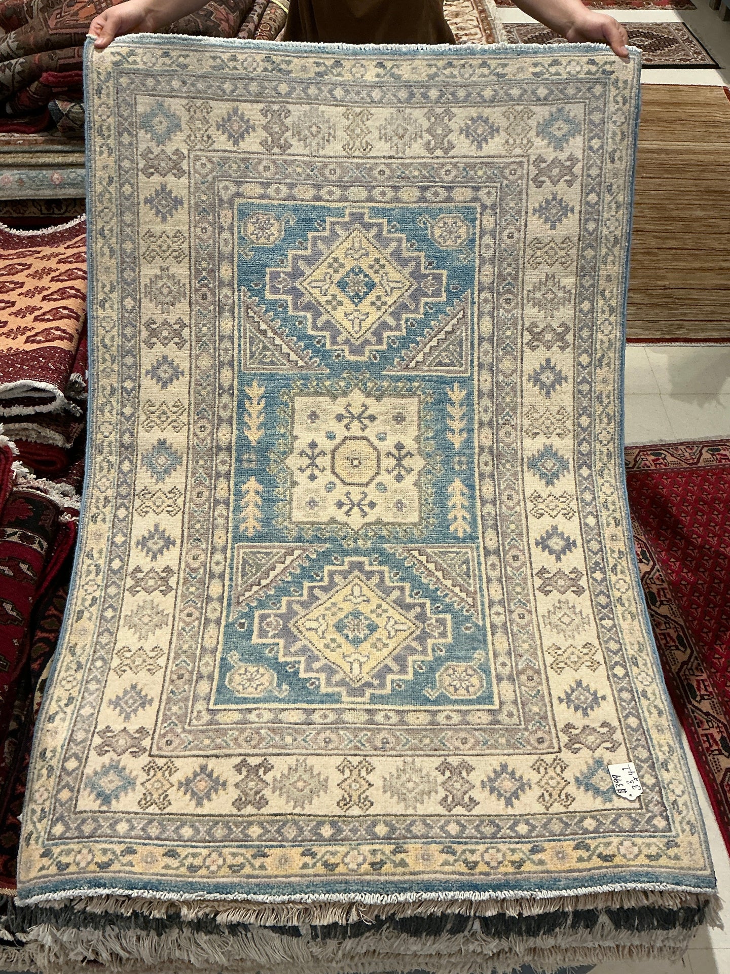 Afghan Kazak - 3'2” X 4'9”