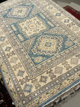 Load image into Gallery viewer, Afghan Kazak - 3&#39;2” X 4&#39;9”
