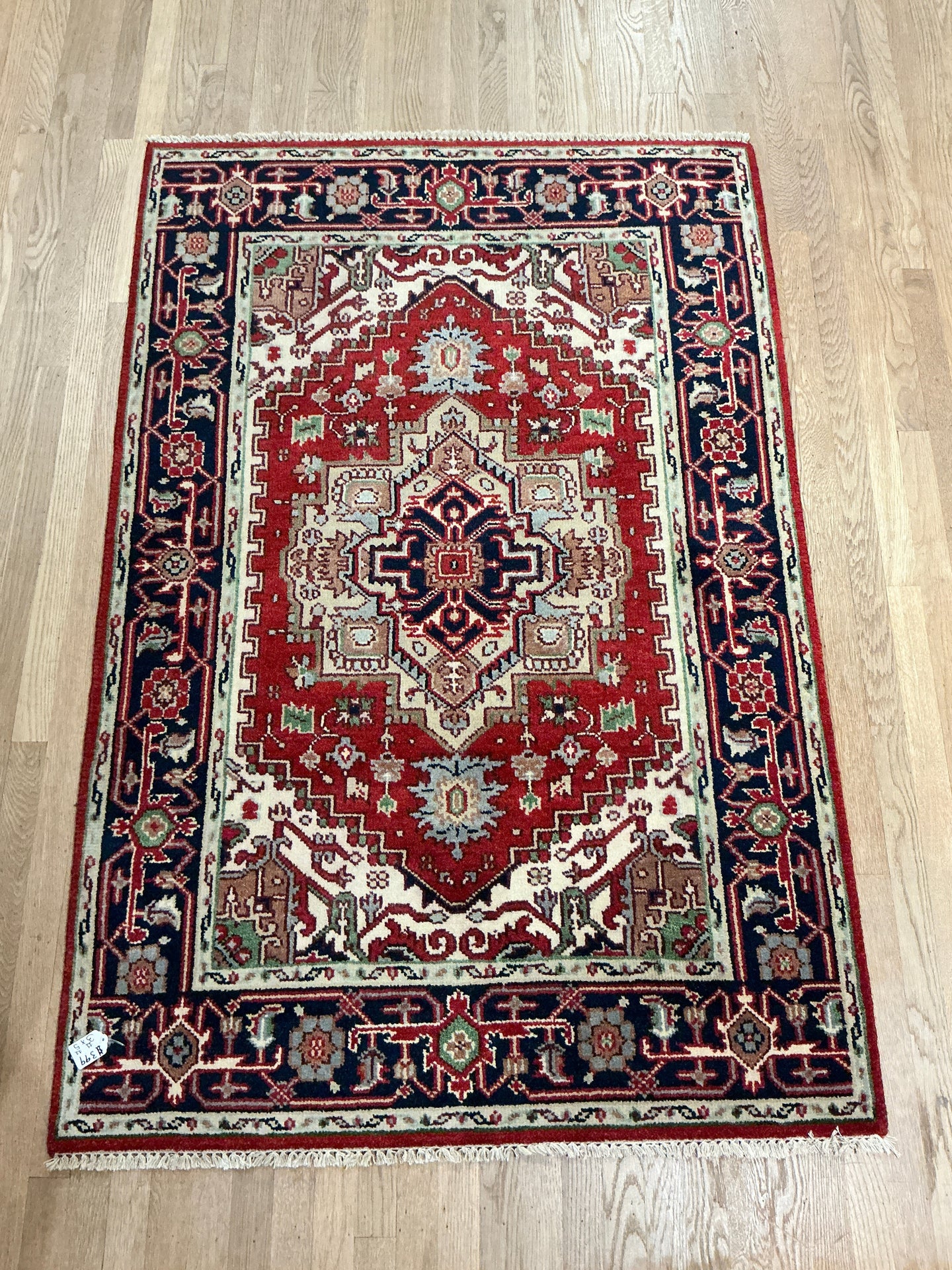 Indian Heriz - 3'11” X 5'11”