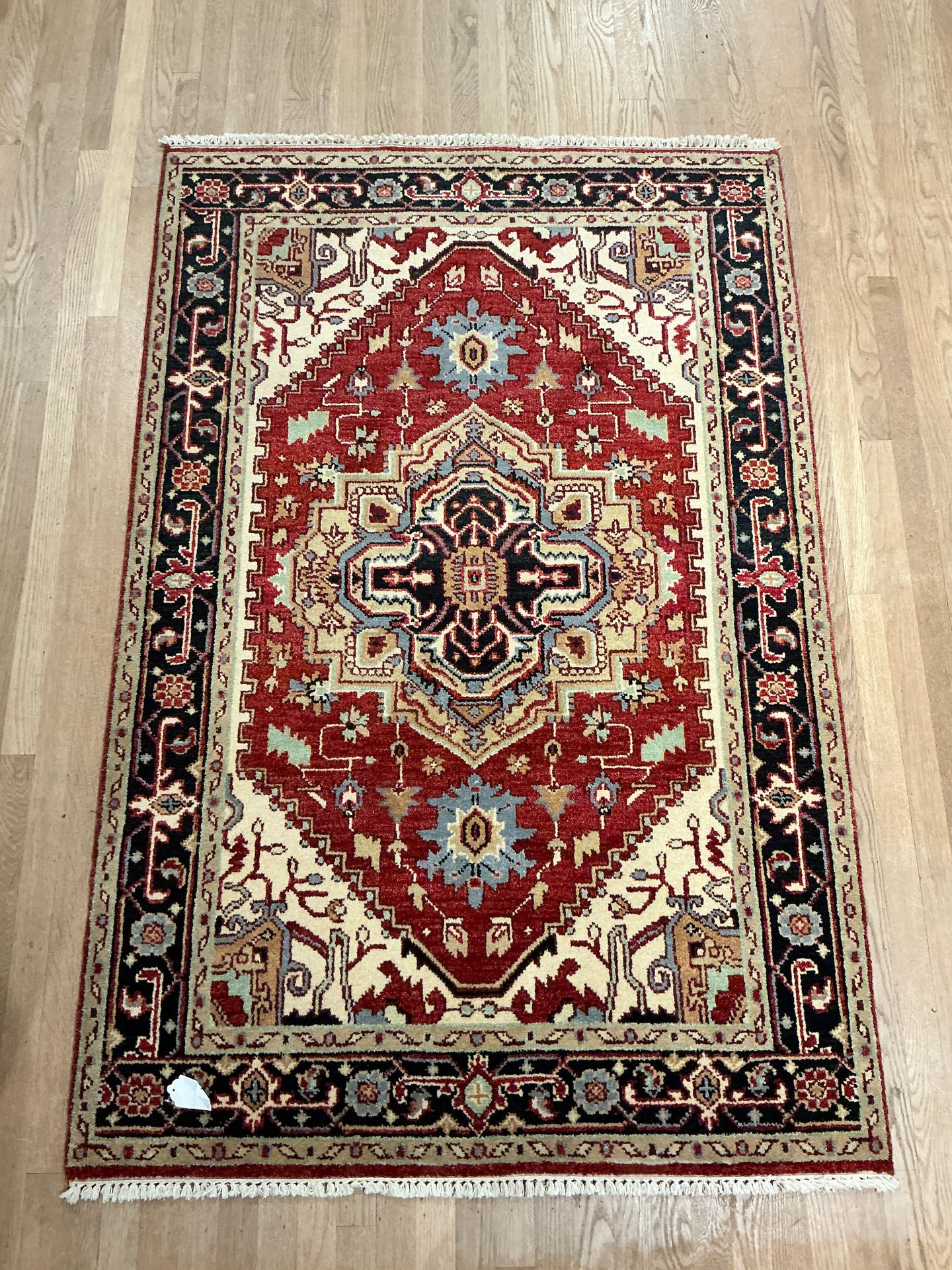 Indian Heriz - 4'0” X 6'2”