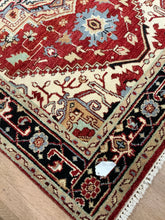 Load image into Gallery viewer, Indian Heriz - 4&#39;0” X 6&#39;2”
