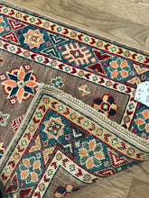 Load image into Gallery viewer, Afghan Kazak - 2&#39;0” X 5&#39;7”
