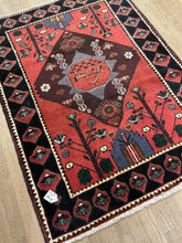 Load image into Gallery viewer, Persian Hamadan - 3&#39;4” X 4&#39;8”
