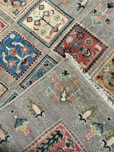 Load image into Gallery viewer, Afghan Baktiari Panel Design - 3&#39;4” X 4&#39;11”

