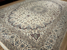 Load image into Gallery viewer, Persian Nain [Wool + Silk] - 11'5” X 17'2”
