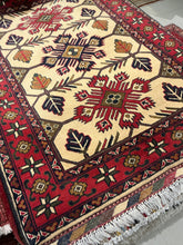 Load image into Gallery viewer, Afghan Kazak - 3&#39;6” X 5&#39;1”
