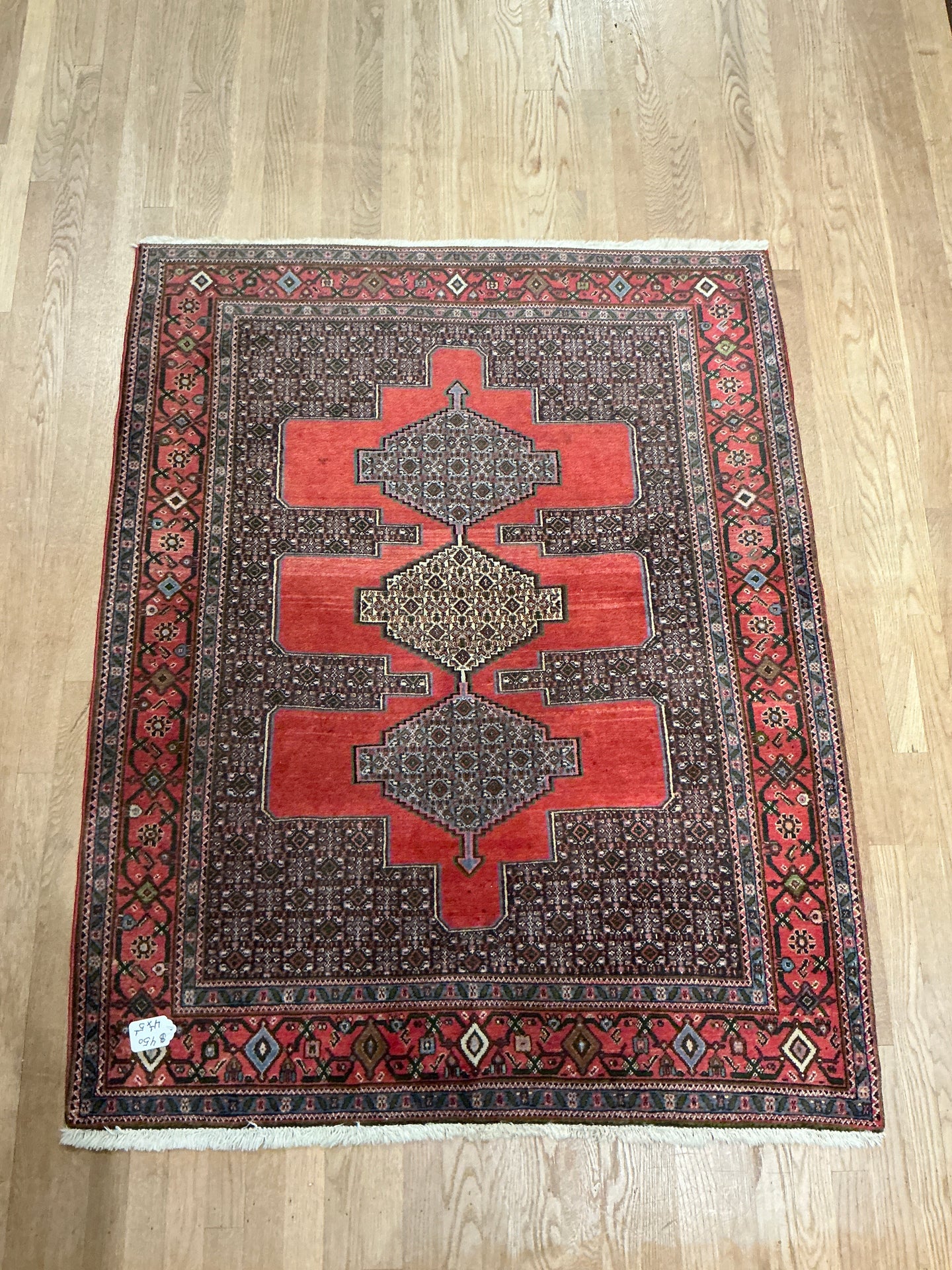 Persian Senneh - 4'1” X 5'1”