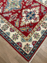 Load image into Gallery viewer, Afghan Kazak - 4&#39;0” X 5&#39;7”
