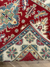 Load image into Gallery viewer, Afghan Kazak - 4&#39;0” X 5&#39;7”
