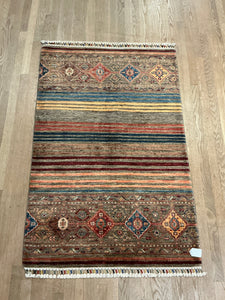 Afghan Khorjin - 3'3” X 4'11”