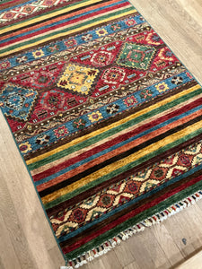 Afghan Khorjin - 3'3” X 5'2”