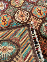 Load image into Gallery viewer, Afghan Khorjin - 3&#39;4” X 4&#39;10”
