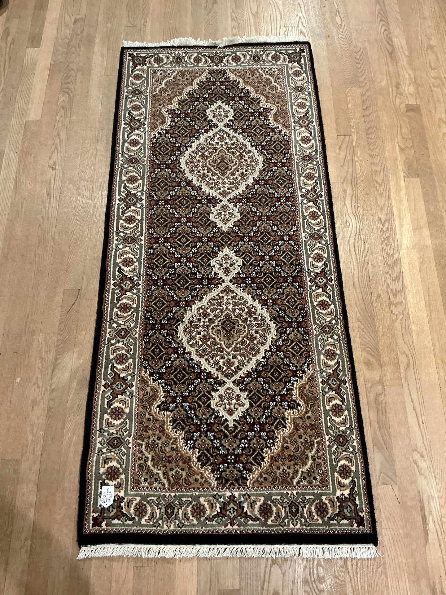 Indian Mahi [Wool + Sillk] - 2'8” X 6'2”