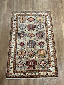 Afghan Super Kazak - 3'3” X 4'11”