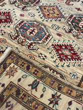 Load image into Gallery viewer, Afghan Super Kazak - 3&#39;3” X 4&#39;11”

