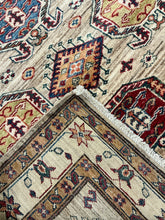 Load image into Gallery viewer, Afghan Super Kazak - 3&#39;3” X 4&#39;11”

