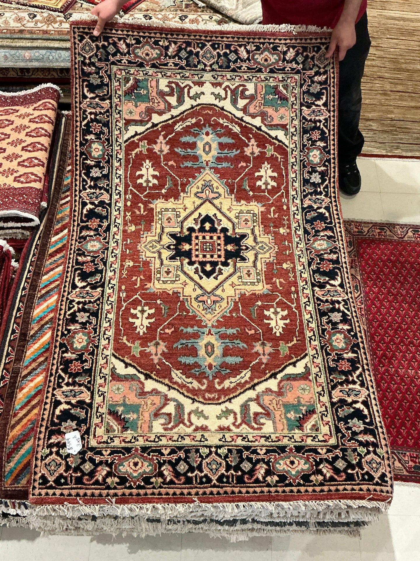 Indian Heriz - 3'0” X 5'2”