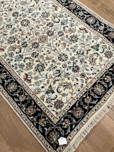 Indian Nain [Wool + Silk] - 2'8” X 6'1”
