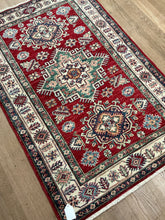 Load image into Gallery viewer, Afghan Super Kazak - 3&#39;3” X 4&#39;11”
