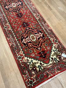 Indian Heriz - 2'5” X 9'7”