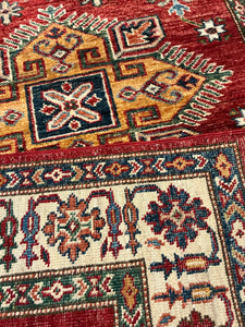 Afghan Super Kazak - 3'4” X 4'10”