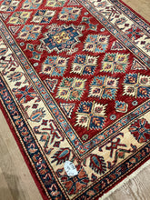 Load image into Gallery viewer, Afghan Super Kazak - 3&#39;4” X 5&#39;3”
