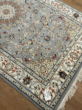 Load image into Gallery viewer, Indian Nain [Wool + Silk] - 3&#39;1” X 5&#39;4”
