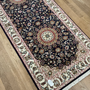 Indian Nain [Wool + Silk] - 2'8” X 6'6”
