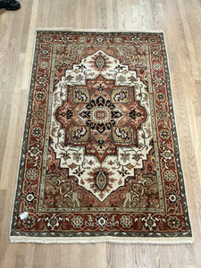 Indian Heriz - 4'0” X 6'0”