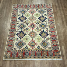 Load image into Gallery viewer, Afghan Kazak - 4&#39;10” X 6&#39;9”
