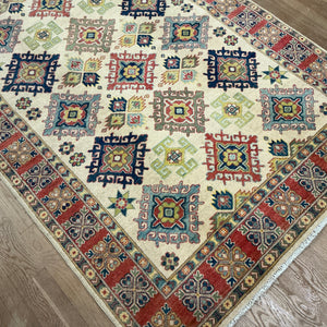 Afghan Kazak - 4'10” X 6'9”