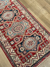 Load image into Gallery viewer, Afghan Super Kazak - 2'5” X 7'2”
