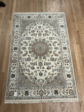 Load image into Gallery viewer, Indian Nain [Wool + Silk] - 4&#39;0” X 6&#39;4”
