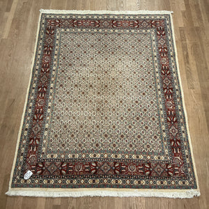 Persian Birjand [Wool + Silk] - 4'9” X 6'2”