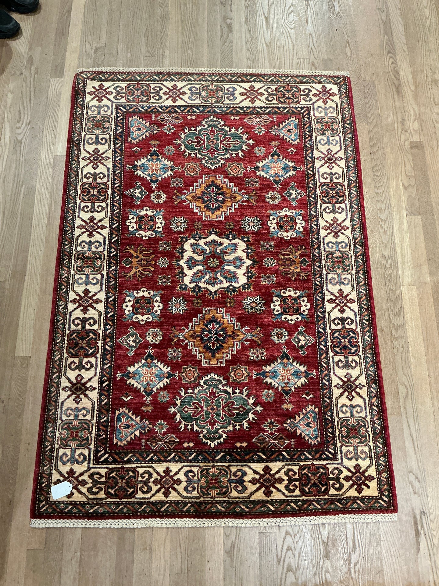 Afghan Super Kazak - 4'0” X 5'10”