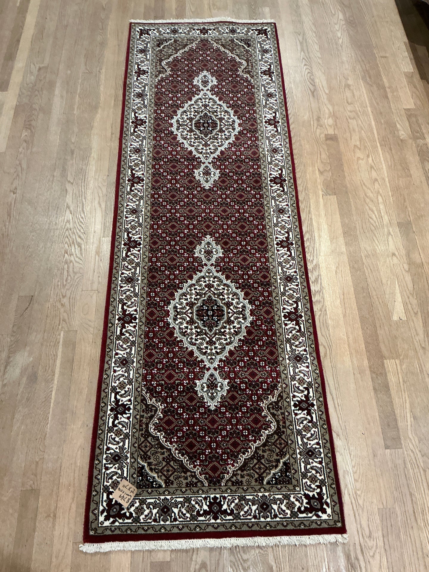 Indian Mahi [Wool + Sillk] - 2'6” X 7'11”