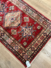 Load image into Gallery viewer, Afghan Super Kazak - 2'7” X 7'4”
