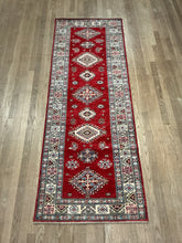 Load image into Gallery viewer, Afghan Super Kazak - 2'7” X 7'7”
