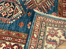 Load image into Gallery viewer, Afghan Super Kazak - 4&#39;3” X 5&#39;10”
