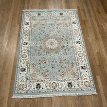 Load image into Gallery viewer, Indian Nain [Wool + Silk] - 4'1” X 6'2”
