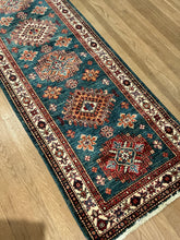 Load image into Gallery viewer, Afghan Super Kazak - 2&#39;7” X 9&#39;4”
