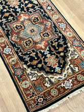 Load image into Gallery viewer, Indian Heriz - 2'7” X 7'10”
