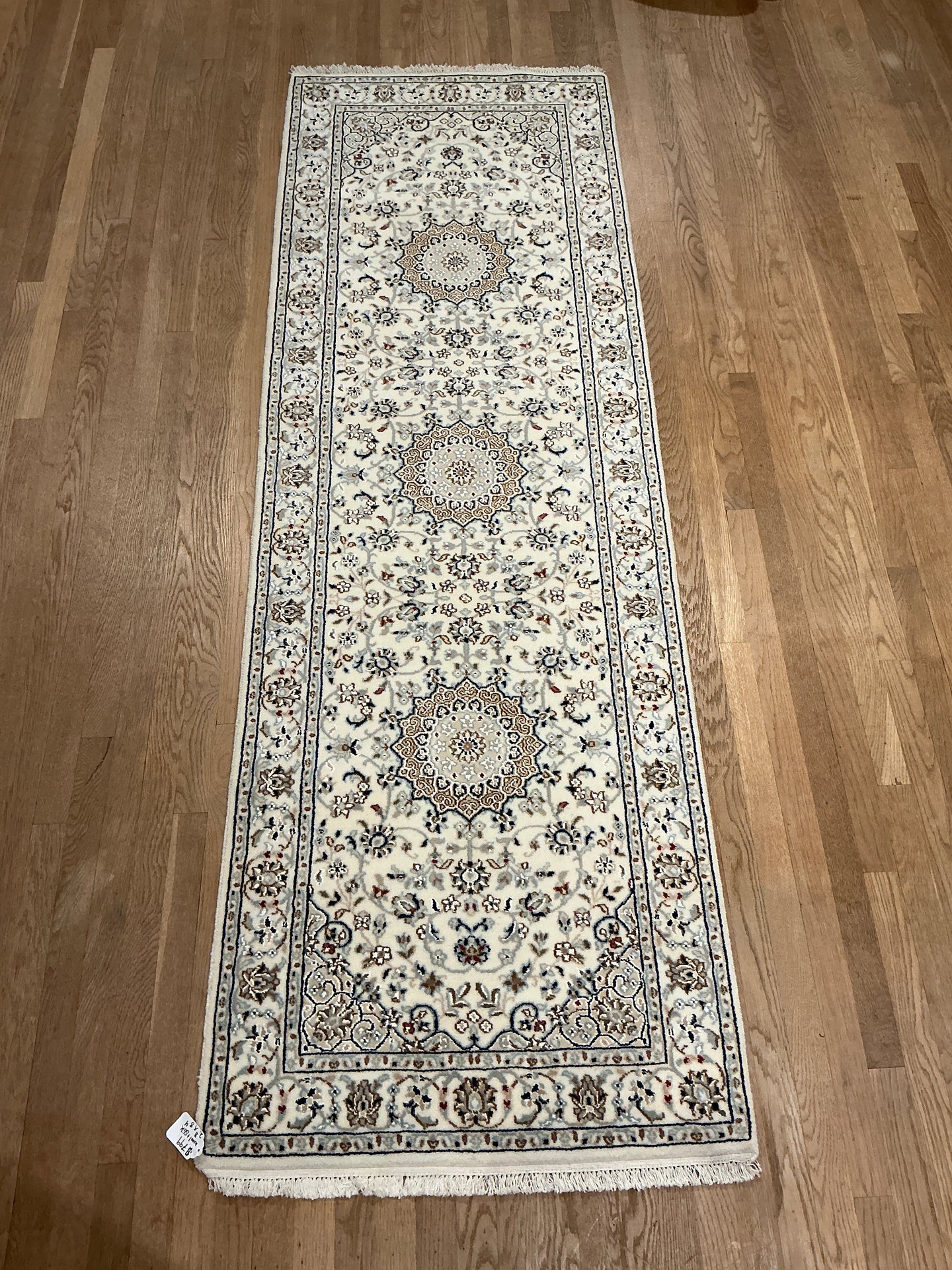 Indian Nain [Wool + Silk] - 2'8” X 8'4”